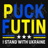 Puck Futin I Stand With Flag Support Baby Bibs | Artistshot