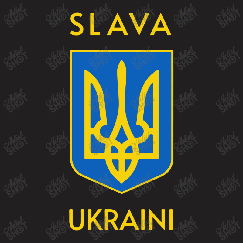 Slava Trident Glory To Support T-shirt | Artistshot