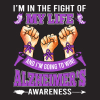 Alzheimers Awareness In The Fight T  Shirt Alzheimer's Awareness In Th Vintage Cap | Artistshot