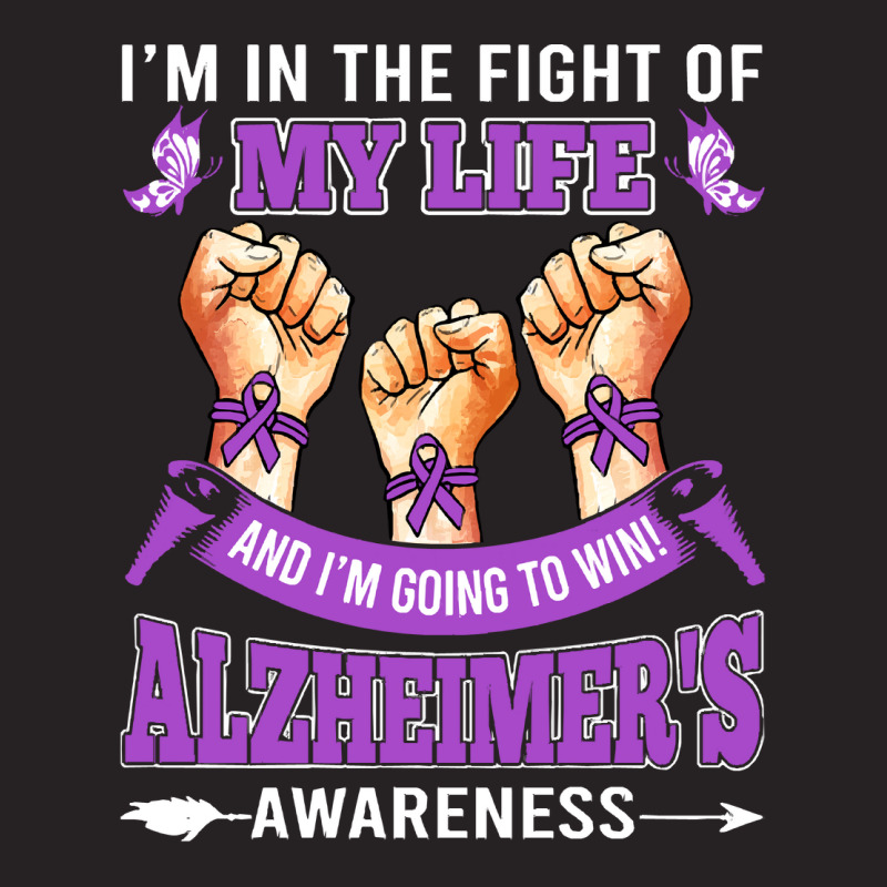 Alzheimers Awareness In The Fight T  Shirt Alzheimer's Awareness In Th Vintage Cap by biscuitsregularly | Artistshot