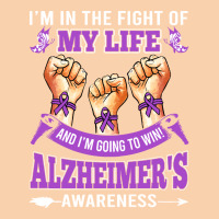 Alzheimers Awareness In The Fight T  Shirt Alzheimer's Awareness In Th Cropped Hoodie | Artistshot