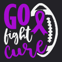 Alzheimers Awareness T  Shirt Football Tackle Go Fight Cure Alzheimers Youth Tee | Artistshot