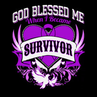 Alzheimers Awareness T  Shirt God Blessed Me When I Became Survivor Al Pocket T-shirt | Artistshot