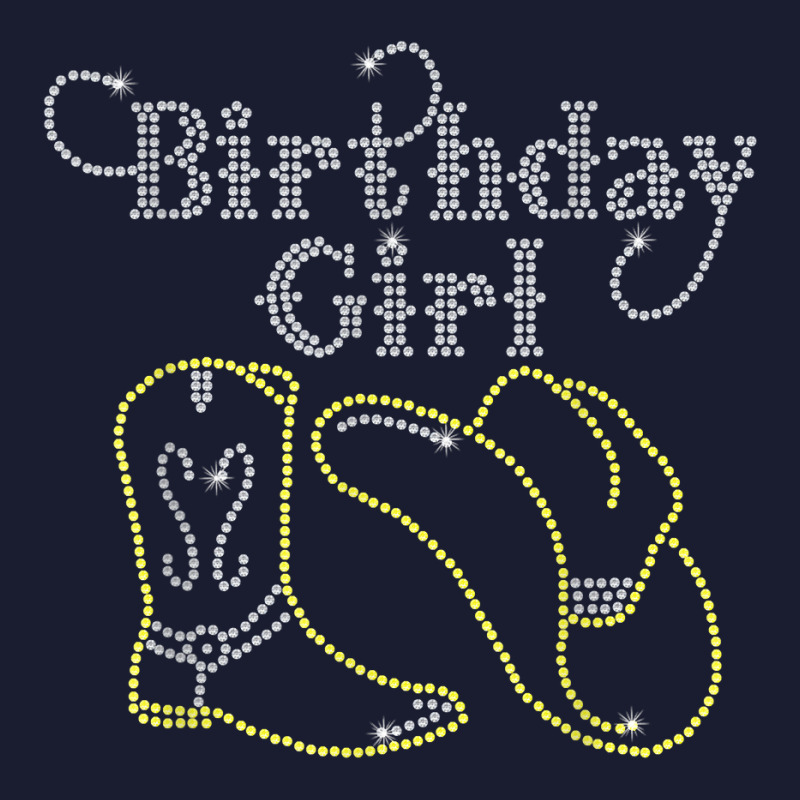 Birthday Girl With Boot And Cowboy Hat Bling Rhinestone T Shirt Women's V-Neck T-Shirt by agueron | Artistshot