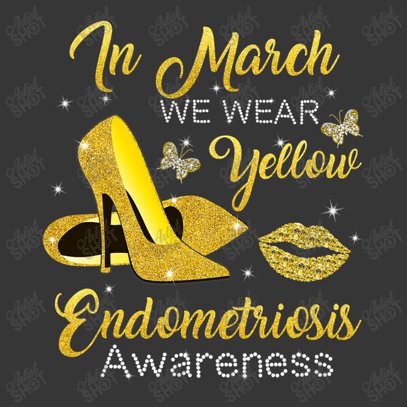 In March Wear Yellow High Heels Endometriosis Awareness T Shirt Toddler Hoodie by Jeffrey_Insalaco | Artistshot