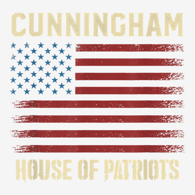 Cunningham Last Name Surname American Flag Family T Shirt Adjustable Cap by tognifx | Artistshot