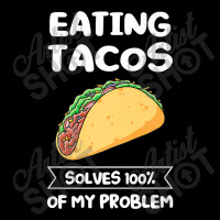 Eating Tacos Solves 100 Of My Problem Mexican Food Premium T Shirt V-neck Tee | Artistshot