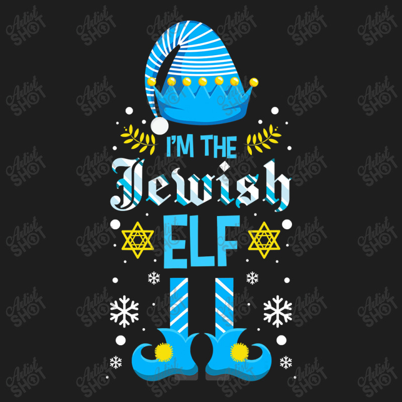 I Am The Jewish Elf Costume 8 Day Hanukkah Yiddish Menorah T Shirt Classic T-shirt | Artistshot