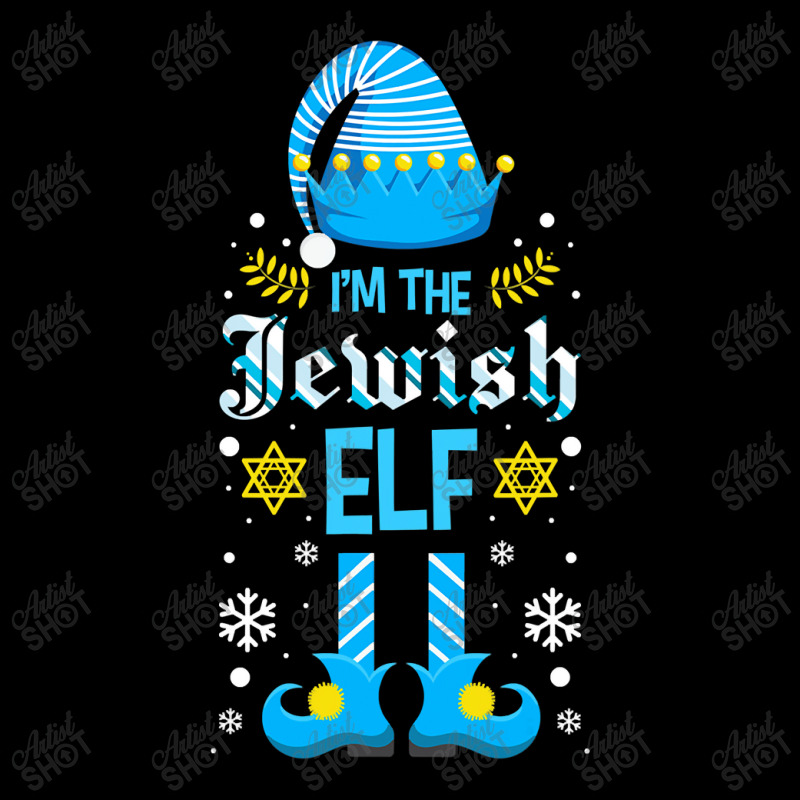 I Am The Jewish Elf Costume 8 Day Hanukkah Yiddish Menorah T Shirt Fleece Short | Artistshot