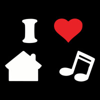 Love House Music Funny Zipper Hoodie | Artistshot