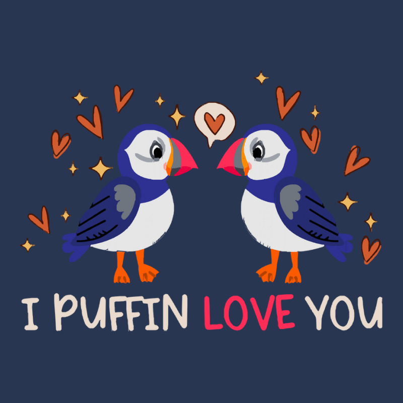 Gift T  Shirt I Puffin Love You Relationship Hearts Seabirds T  Shirt Ladies Denim Jacket by shouldcloser | Artistshot