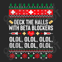 Deck The Halls With Beta Blockers Nurse Christmas Ugly Xmas T Shirt Women's Pajamas Set | Artistshot