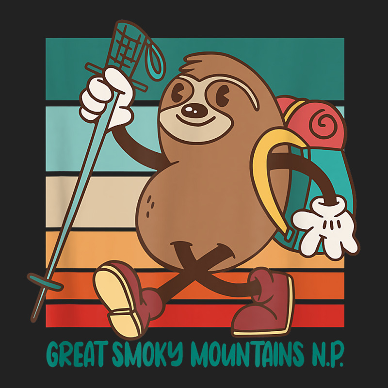 Hiking Sloth Hiker Great Smoky Mountains National Park T Shirt Backpack ...