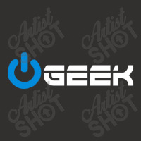 Geek (power On Button) Champion Hoodie | Artistshot