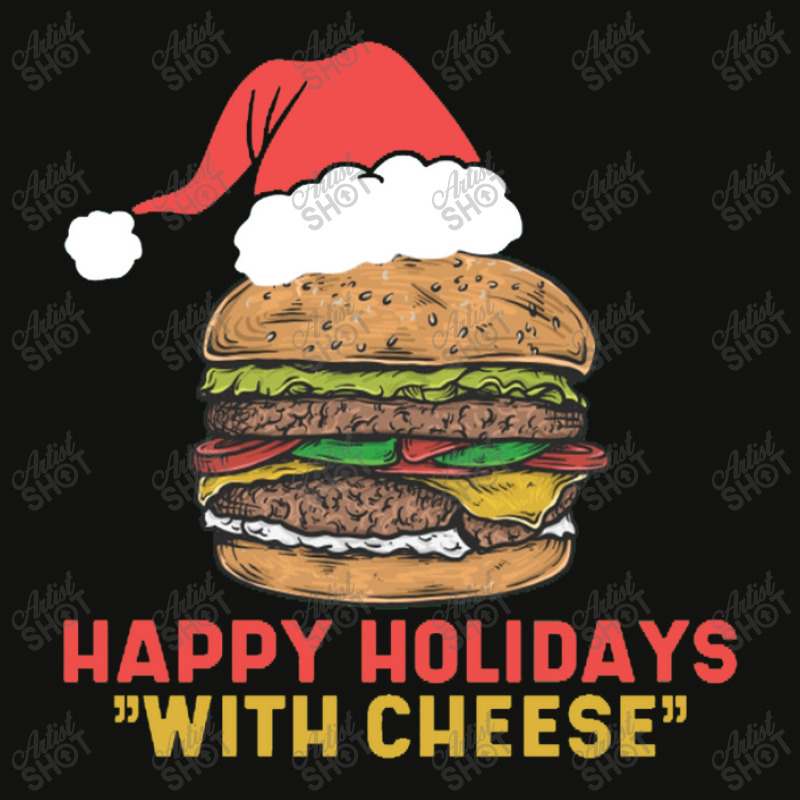 Happy Holidays With Cheese Scorecard Crop Tee | Artistshot