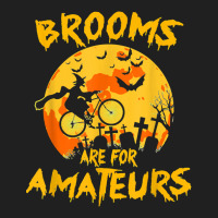 Cycling Funny Halloween Brooms Are For Amateurs Funny Halloween 160 Bi Ladies Polo Shirt | Artistshot