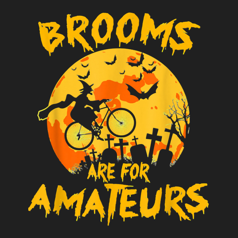 Cycling Funny Halloween Brooms Are For Amateurs Funny Halloween 160 Bi Ladies Polo Shirt by permad | Artistshot