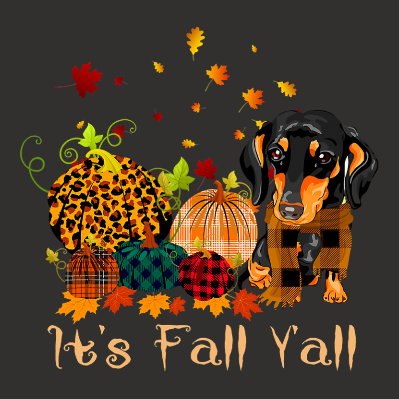 Dachshund Doxie Its Fall Yall Dachshund Pumpkin Dog Thanksgiving Costu Champion Hoodie | Artistshot