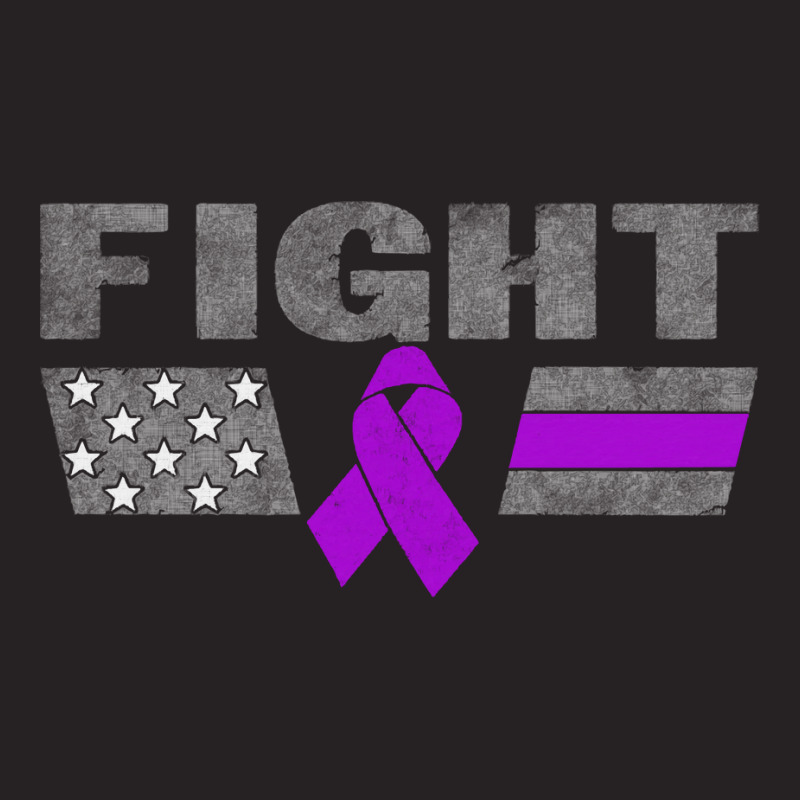 Alzheimers Awareness T  Shirt Fight Flag American Alzheimers Awareness Vintage Cap by thaddeuscassin860 | Artistshot