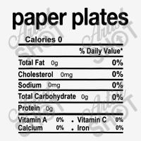 Paper Plates Nutrition Facts Funny Thanksgiving Christmas Classic T-shirt | Artistshot