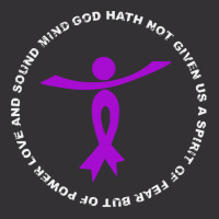 Alzheimers Awareness T  Shirt God Hath Not Given Spirit Of Fear Power Vintage Hoodie | Artistshot