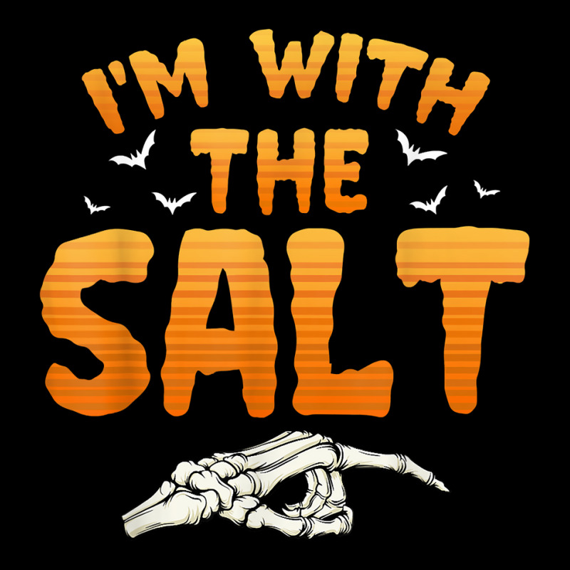 I'm With The Salt Halloween Couples Costume T Shirt V-neck Tee | Artistshot