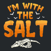 I'm With The Salt Halloween Couples Costume T Shirt Crewneck Sweatshirt | Artistshot