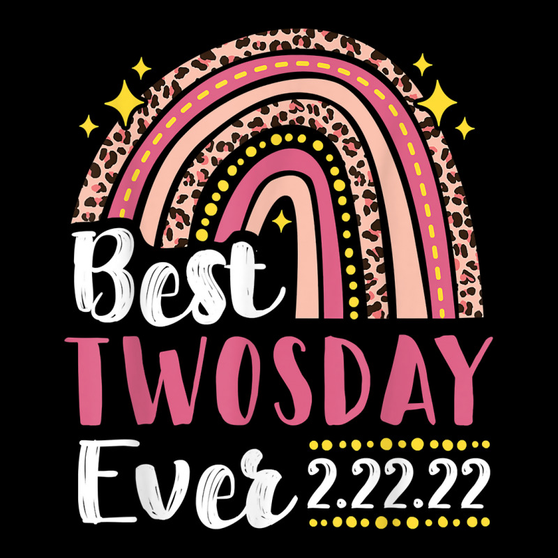 Happy Twosday 2022 Shirt Pink Leopard Twos Day 22222 T Shirt,black,sma V-neck Tee | Artistshot