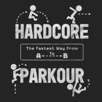 Hardcore Parkour Shirt With Stunt Performing Silhouettes 3/4 Sleeve Shirt | Artistshot