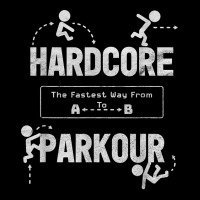 Hardcore Parkour Shirt With Stunt Performing Silhouettes Lightweight Hoodie | Artistshot