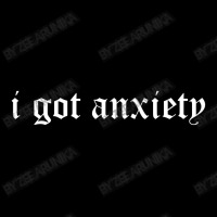 I Got Anxiety Cropped Hoodie | Artistshot