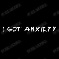 I Got Anxiety Cropped Hoodie | Artistshot