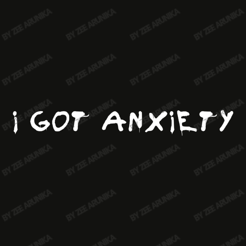 I Got Anxiety Scorecard Crop Tee | Artistshot