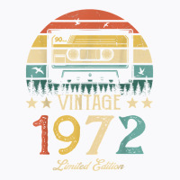 Vintage 1972 Retro Cassette 1972 50th Birthday 50 Years Old T Shirt T-shirt | Artistshot