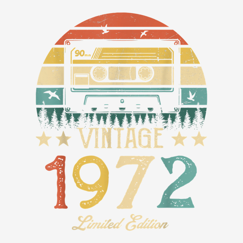 Vintage 1972 Retro Cassette 1972 50th Birthday 50 Years Old T Shirt Camper Cup | Artistshot