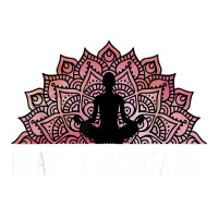 Heavily Meditated   Spiritual Daily Meditation Yoga T Shirt Sticker | Artistshot