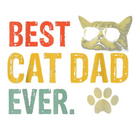 Vintage Best Cat Dad Ever T Shirt Cat Daddy Gift T Shirt Men's T-shirt Pajama Set | Artistshot