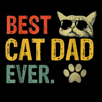 Vintage Best Cat Dad Ever T Shirt Cat Daddy Gift T Shirt Fleece Short | Artistshot