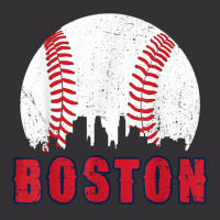 Vintage Boston Skyline Baseball Throwback For Red Game Day T Shirt Vintage Hoodie | Artistshot