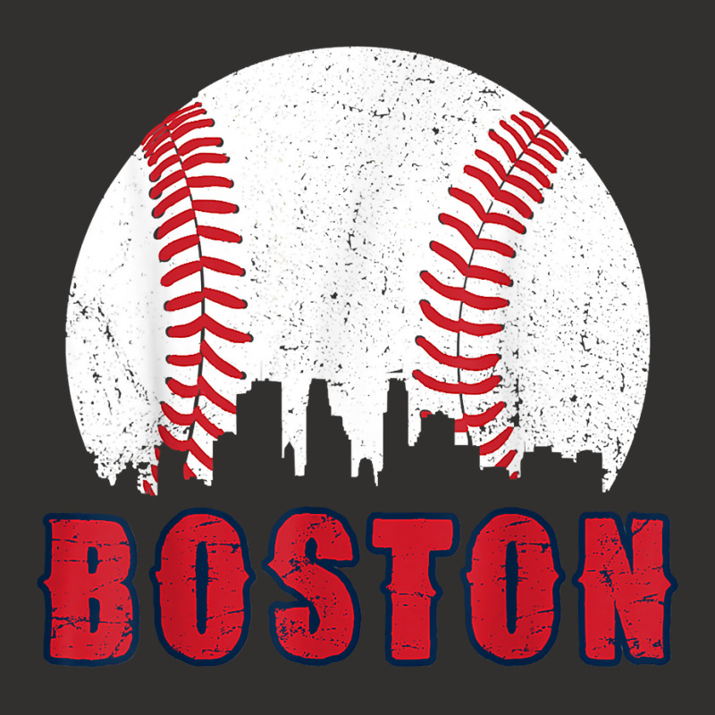 Vintage Boston Skyline Baseball Throwback For Red Game Day T Shirt Champion Hoodie | Artistshot