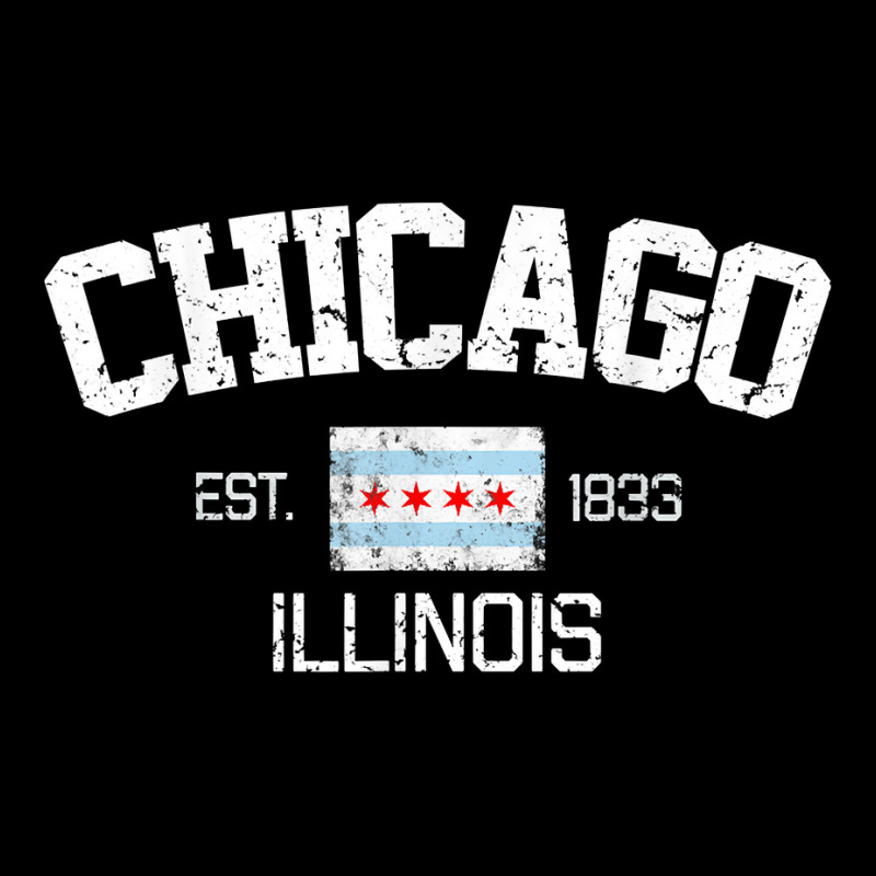 Vintage Chicago Illinois Est. 1833 Gift T Shirt Pocket T-shirt | Artistshot