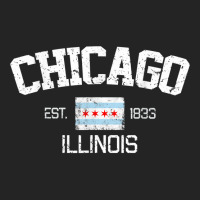 Vintage Chicago Illinois Est. 1833 Gift T Shirt 3/4 Sleeve Shirt | Artistshot