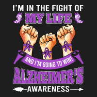 Alzheimers Awareness In The Fight T  Shirt Alzheimer's Awareness In Th Classic T-shirt | Artistshot