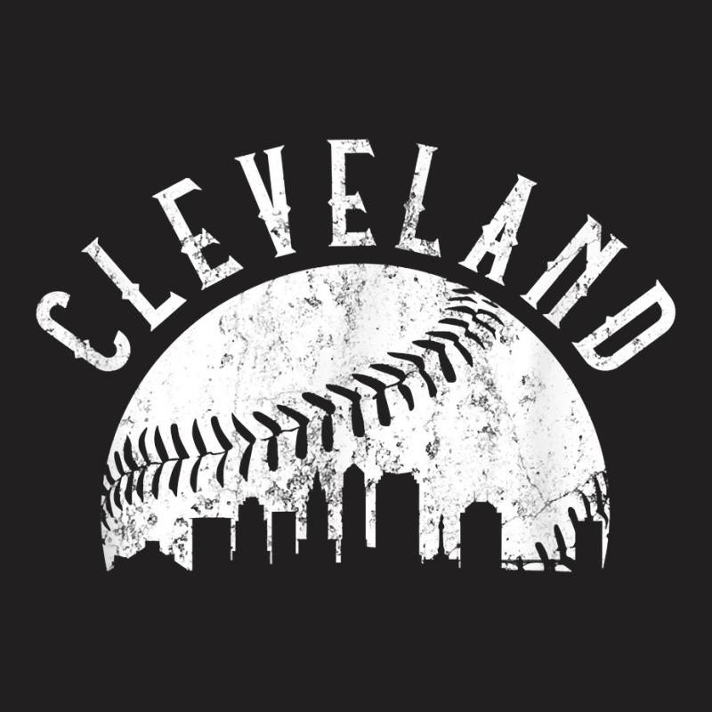 Vintage Cleveland Ohio Skyline Apparel T Shirt T-shirt | Artistshot