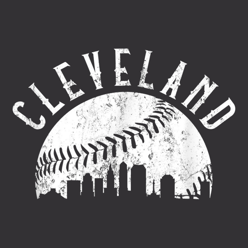 Vintage Cleveland Ohio Skyline Apparel T Shirt Vintage Short | Artistshot