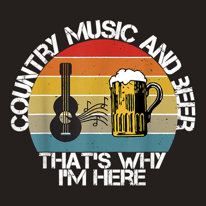 Vintage Country Music And Beer That's Why I'm Here Mens T Shirt Tank Top | Artistshot