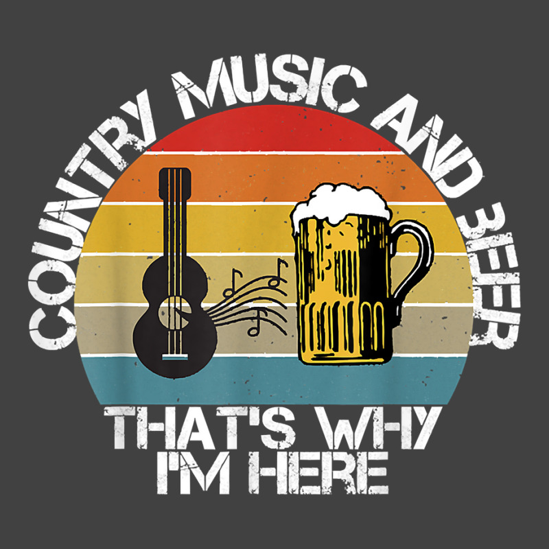 Vintage Country Music And Beer That's Why I'm Here Mens T Shirt Vintage T-shirt | Artistshot