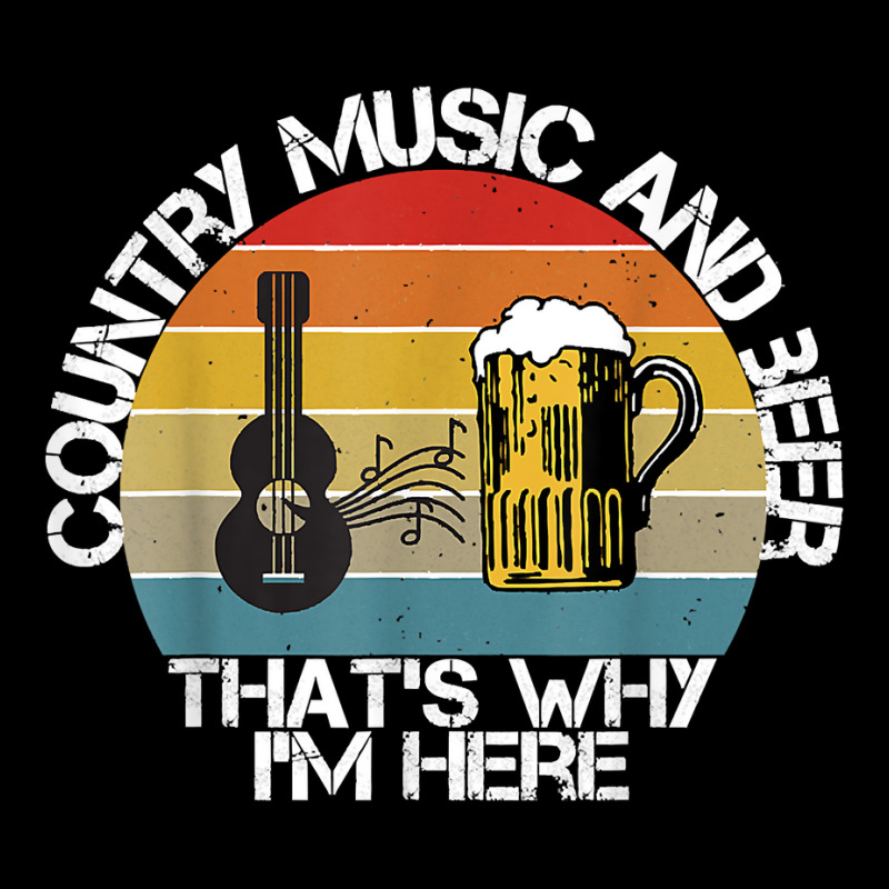 Vintage Country Music And Beer That's Why I'm Here Mens T Shirt Unisex Jogger | Artistshot