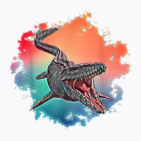 Mosasaurus Dinosaur Motif Prehistoric Predator Design Dino T Shirt T-shirt | Artistshot