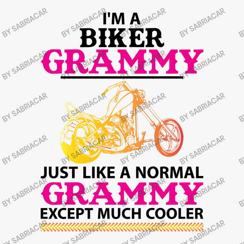 Biker Grammy... Ladies Fitted T-Shirt by SabriAcar | Artistshot